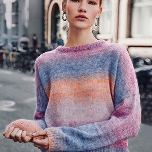 Rails Camille Rainbow Crewneck Colorful Sweater